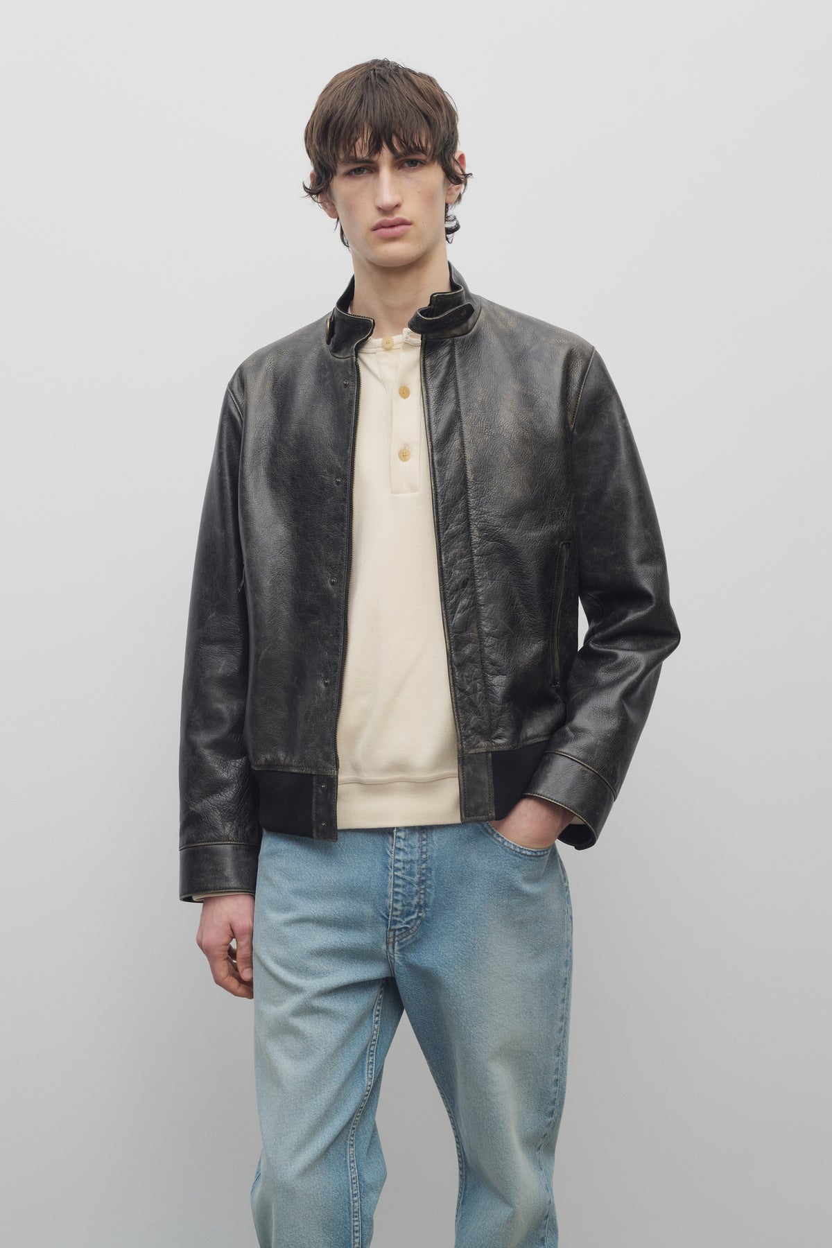 Edrice Jacket in Leather