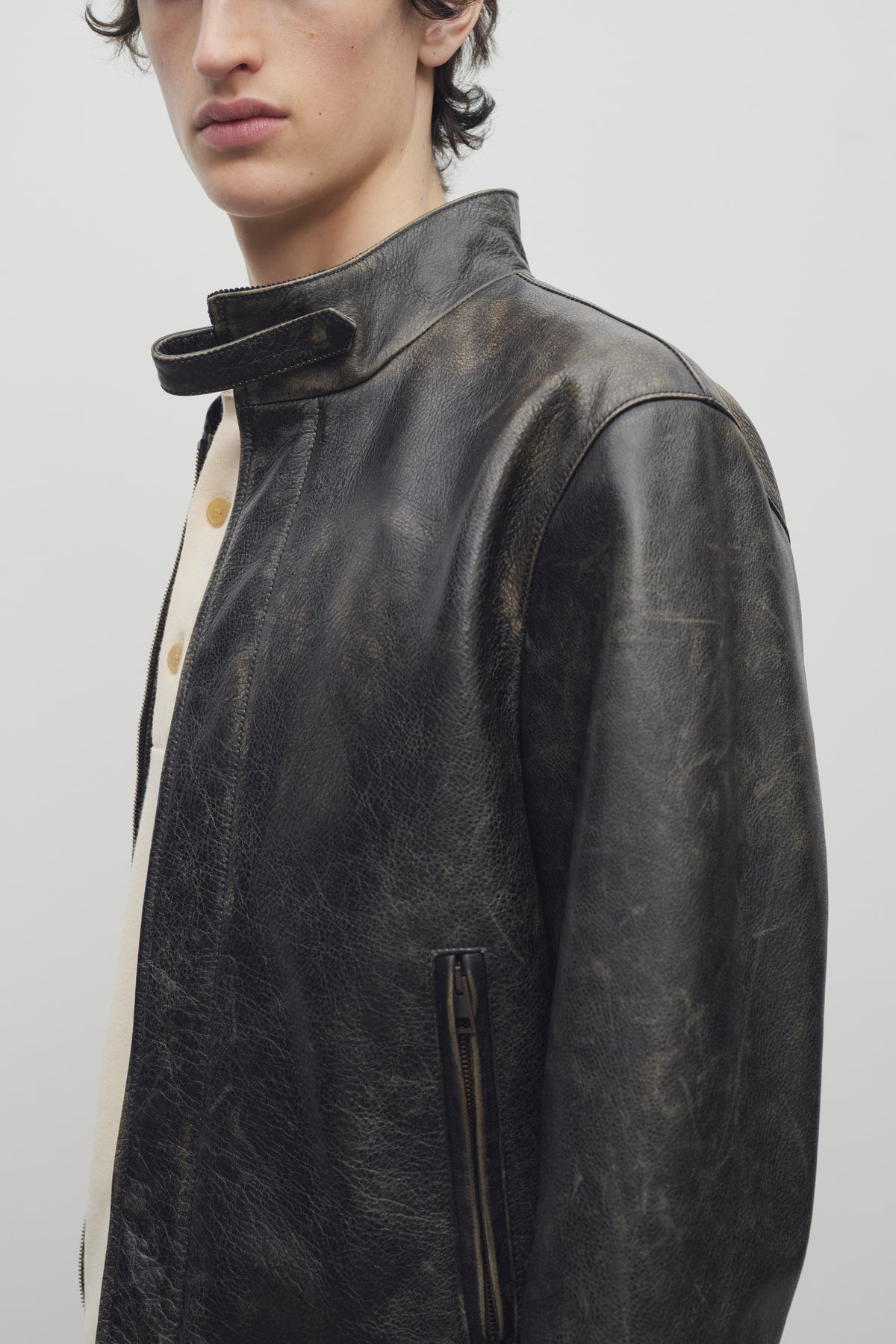 Edrice Jacket in Leather