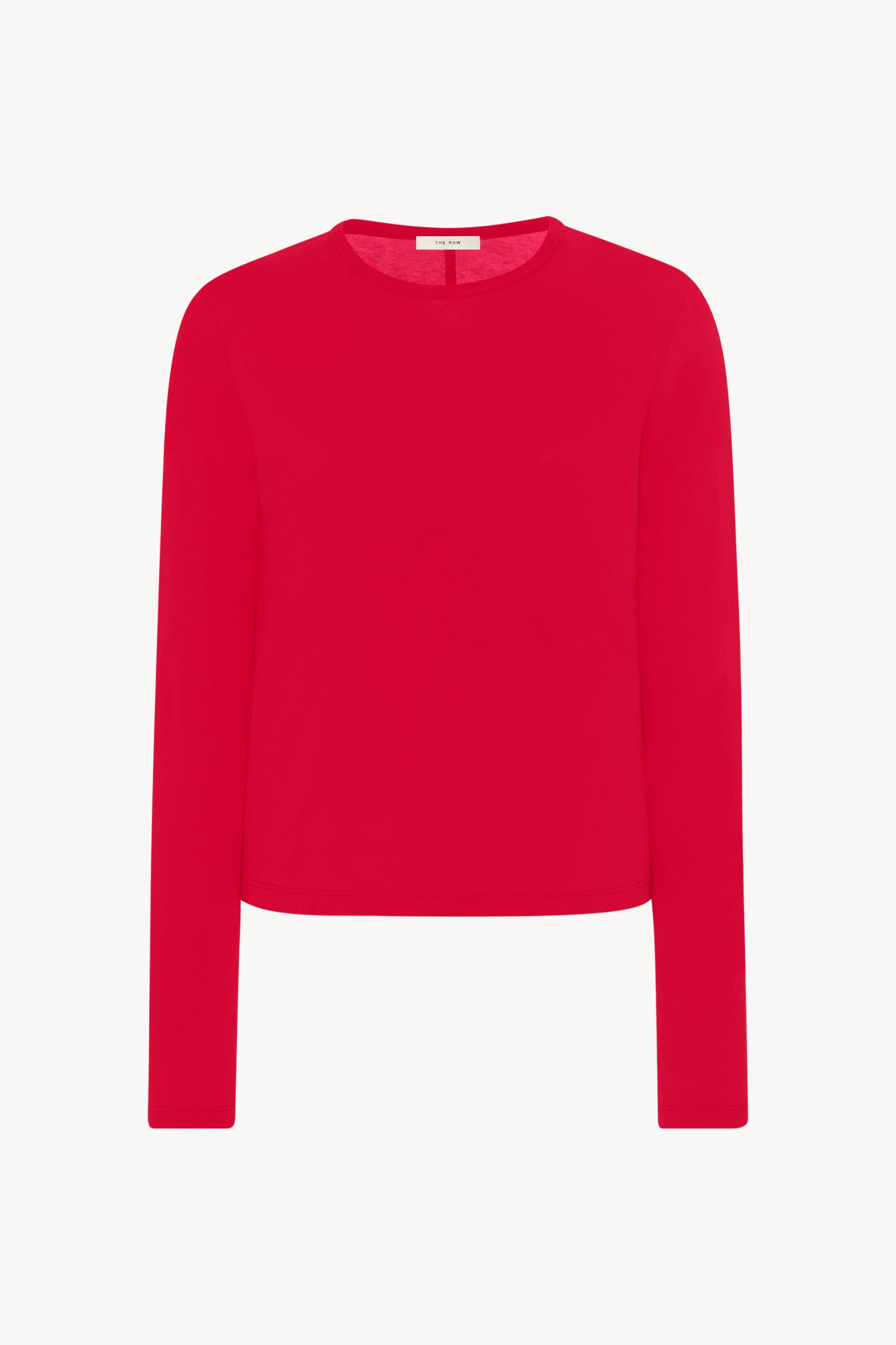 THE ROW レッド 長袖Tシャツ Erun コットンTシャツ レッド – The Row