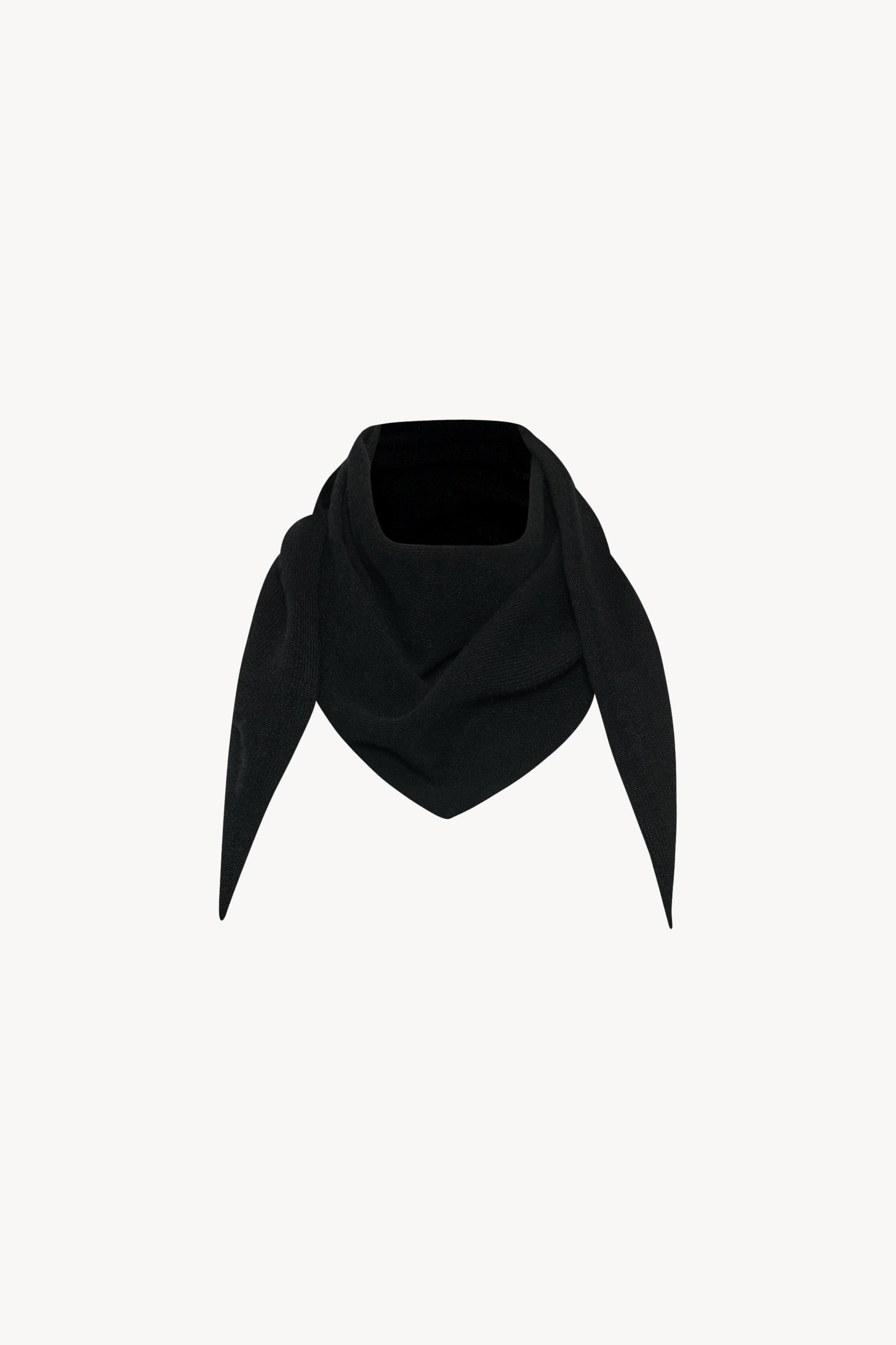 THE ROW ブラック マフラー　kaduna scarf THE ROW ブラック マフラー kaduna scarf THE ROW ブラック マフラー