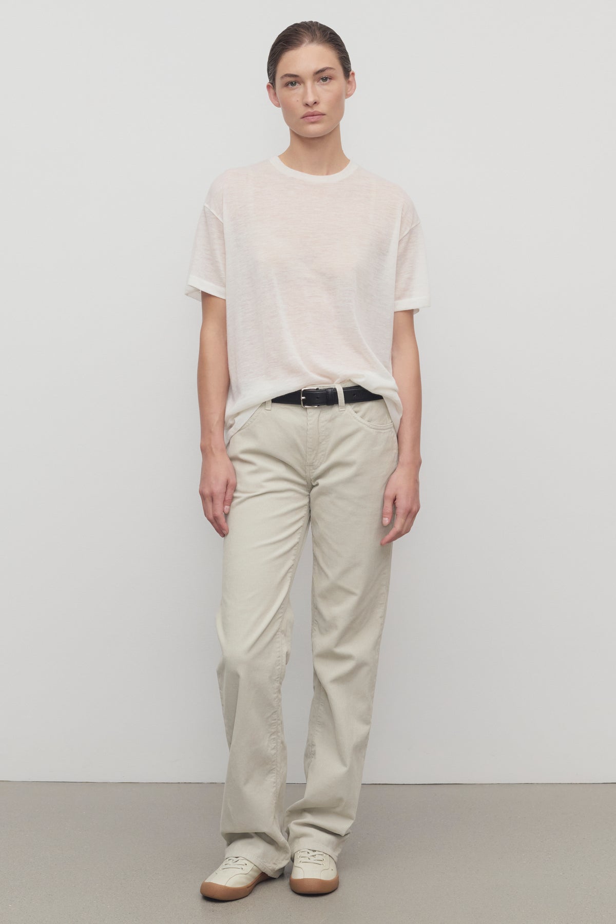 Carlyl Pantalone in Velluto a Coste