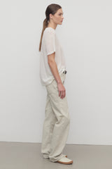 Carlyl Pantalone in Velluto a Coste