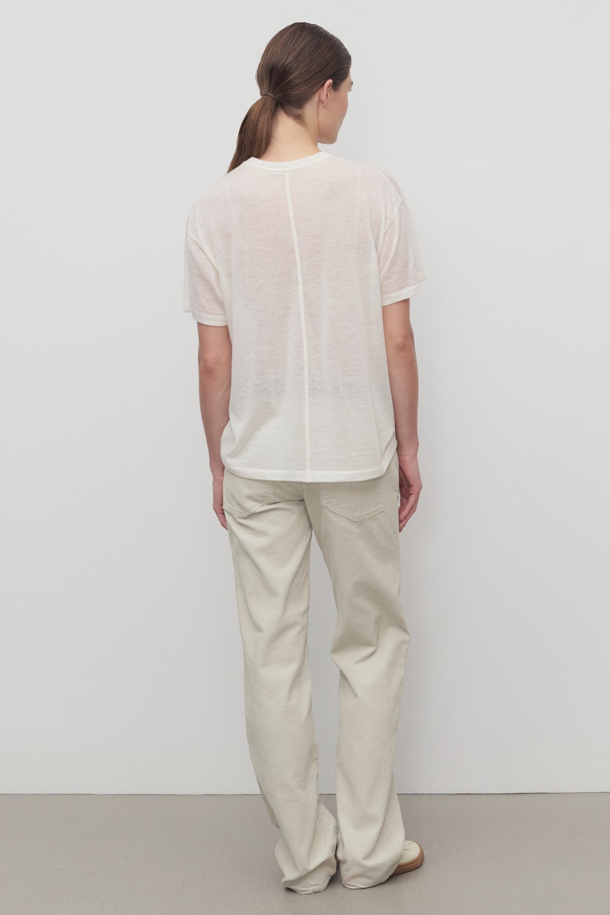 Carlyl Pantalone in Velluto a Coste