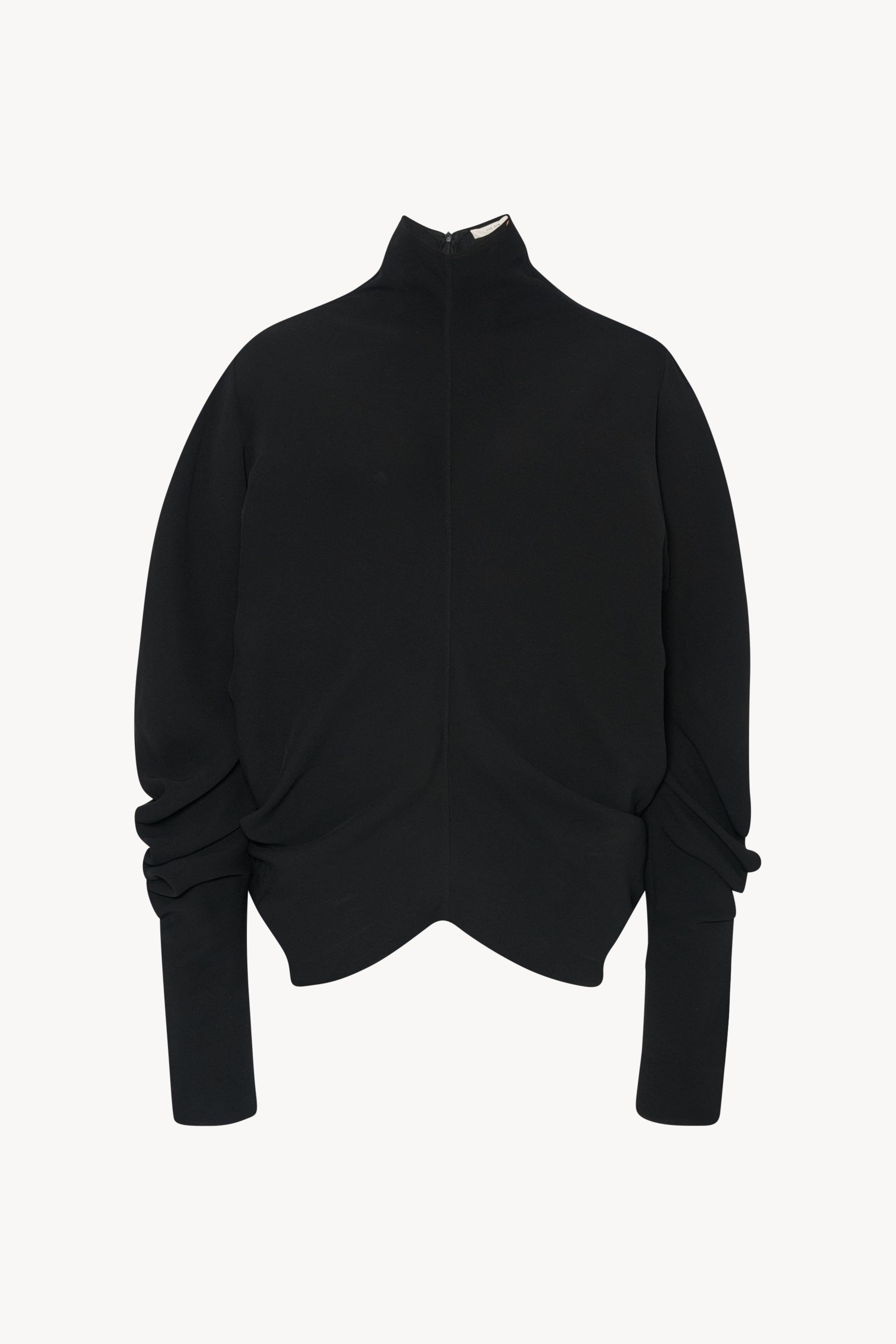 トップス THE ROW MAEL TOP Miles Top Black in Silk – The Row