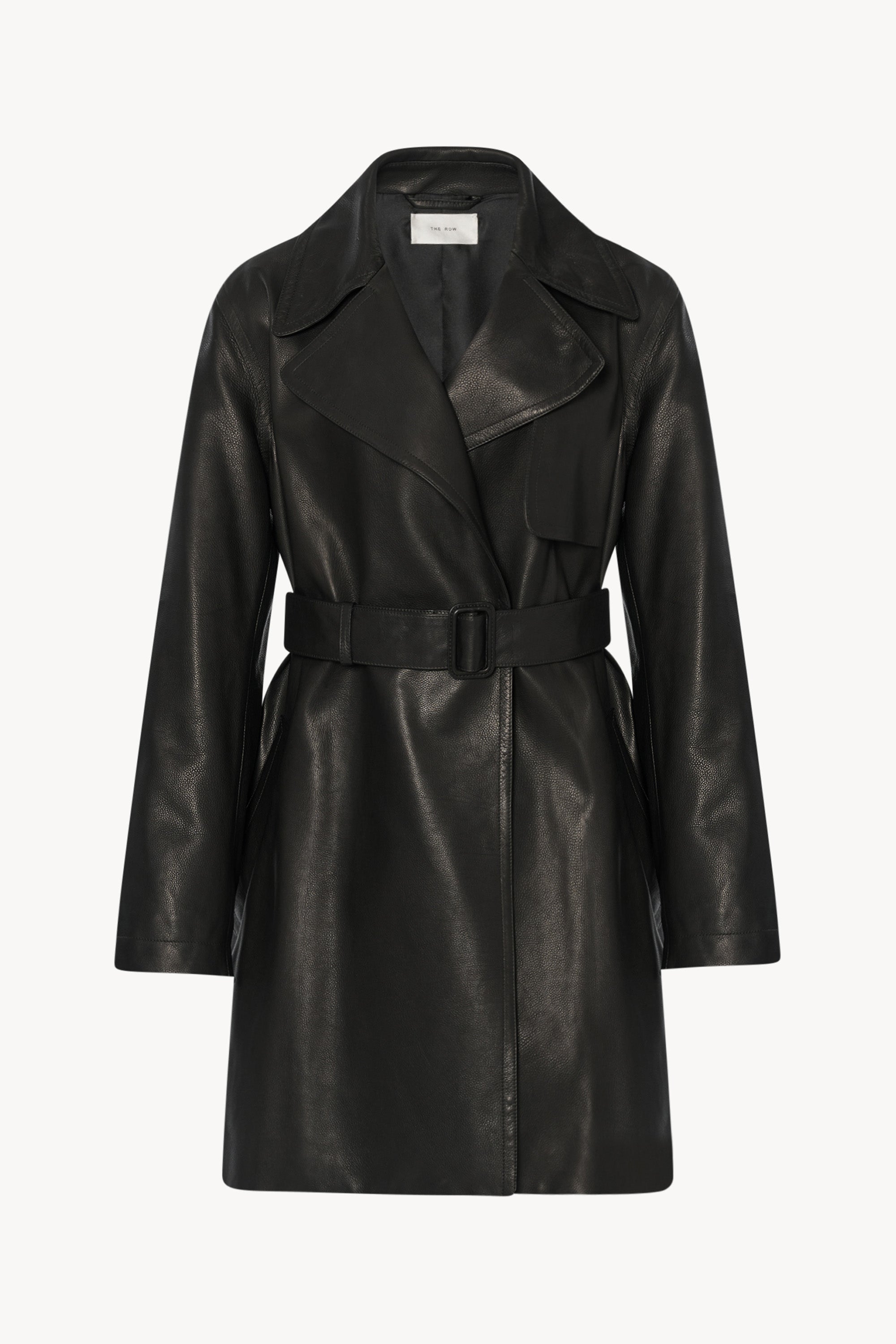 Siempra Coat Black – The Row