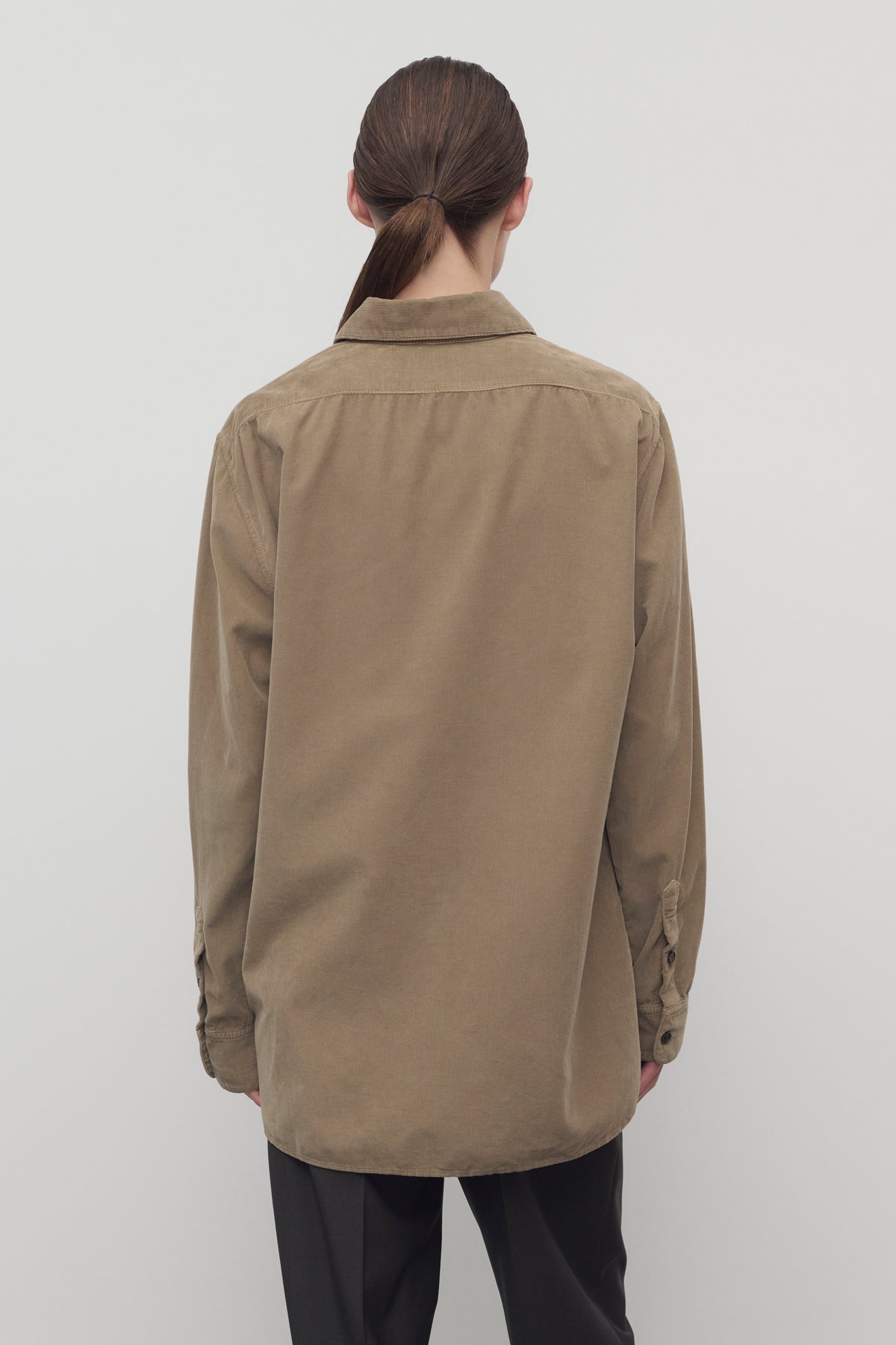 Sisilia Chemise en Velours Côtelé