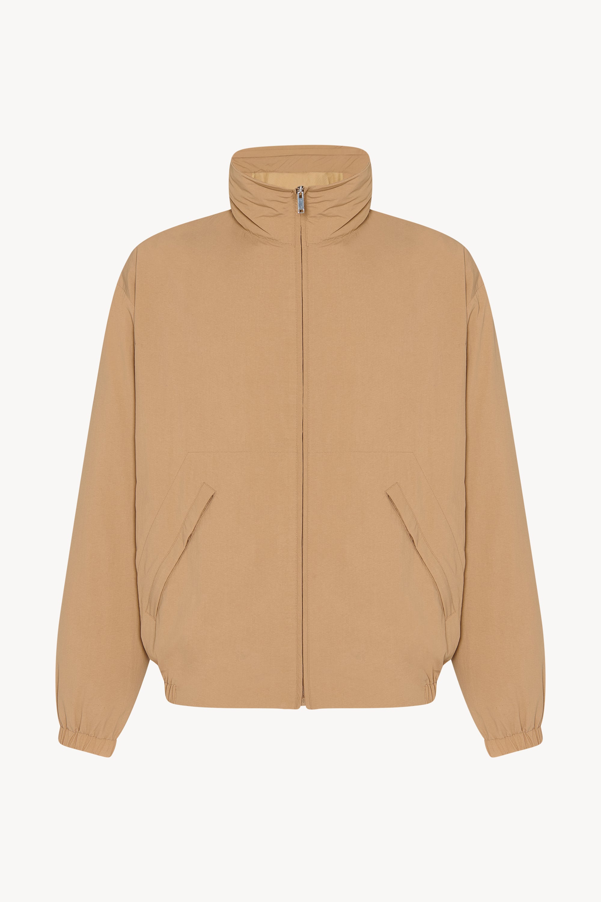 ジャケット・アウター louren twill no collar jacket beige louren twill no collar jacket beige