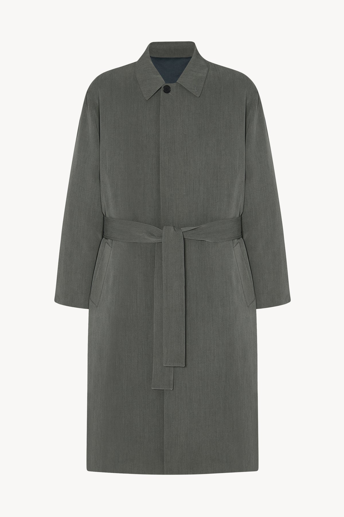 Tarian Cappotto in Seta e Lana Vergine