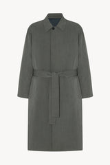 Tarian Cappotto in Seta e Lana Vergine