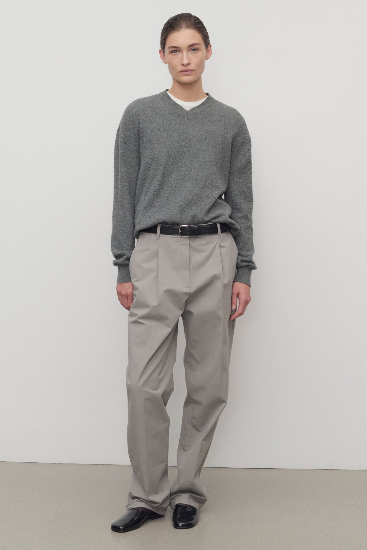 Neriah Pantaloni in Cotone e Seta