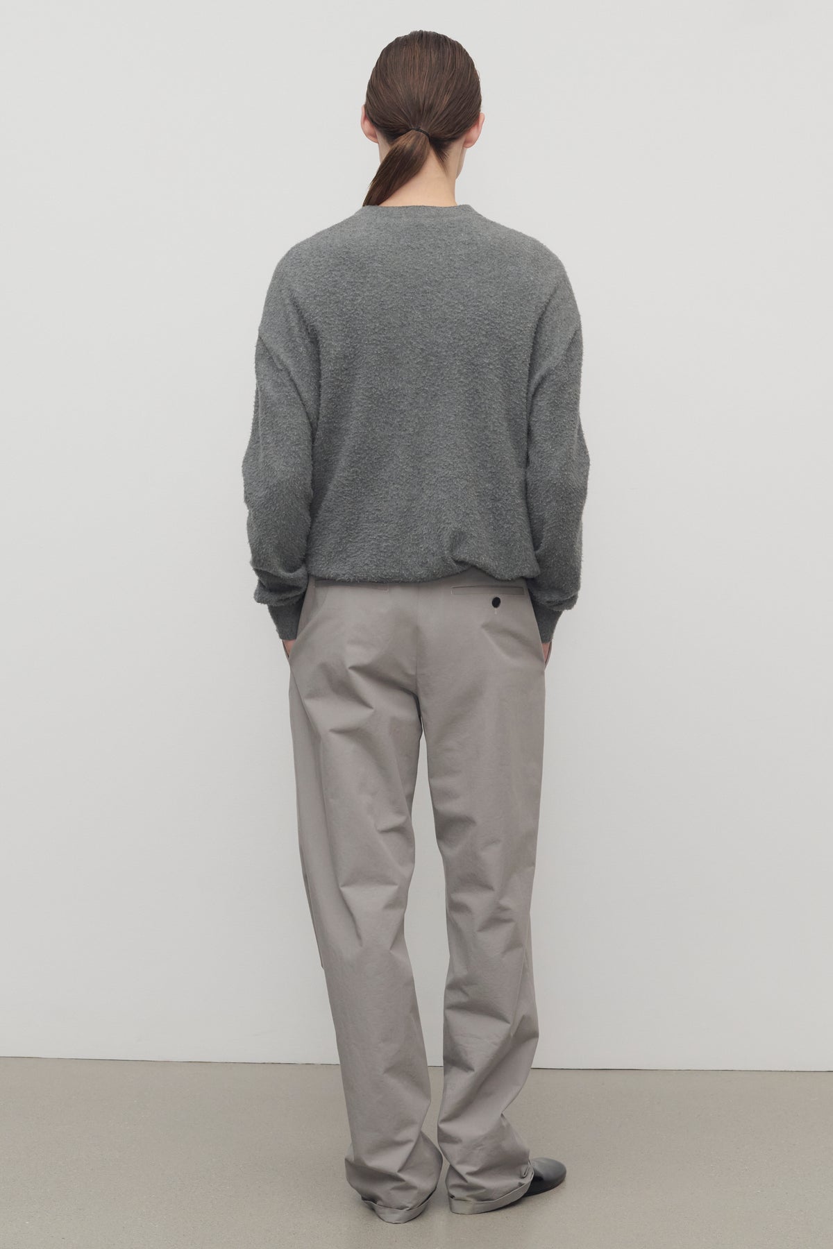 Neriah Pantaloni in Cotone e Seta