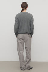 Neriah Pantaloni in Cotone e Seta