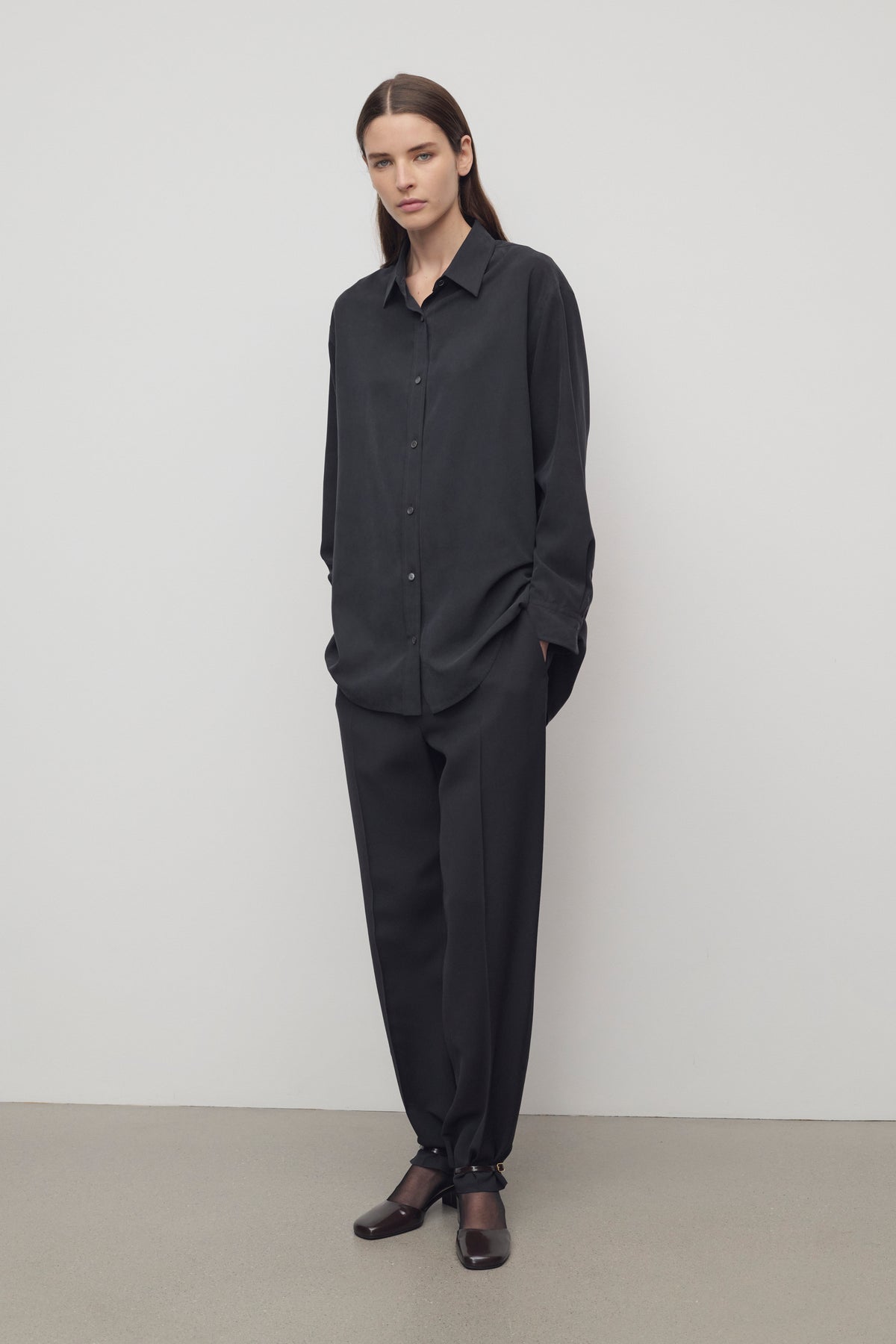 Relian Pantalon en Viscose et Soie