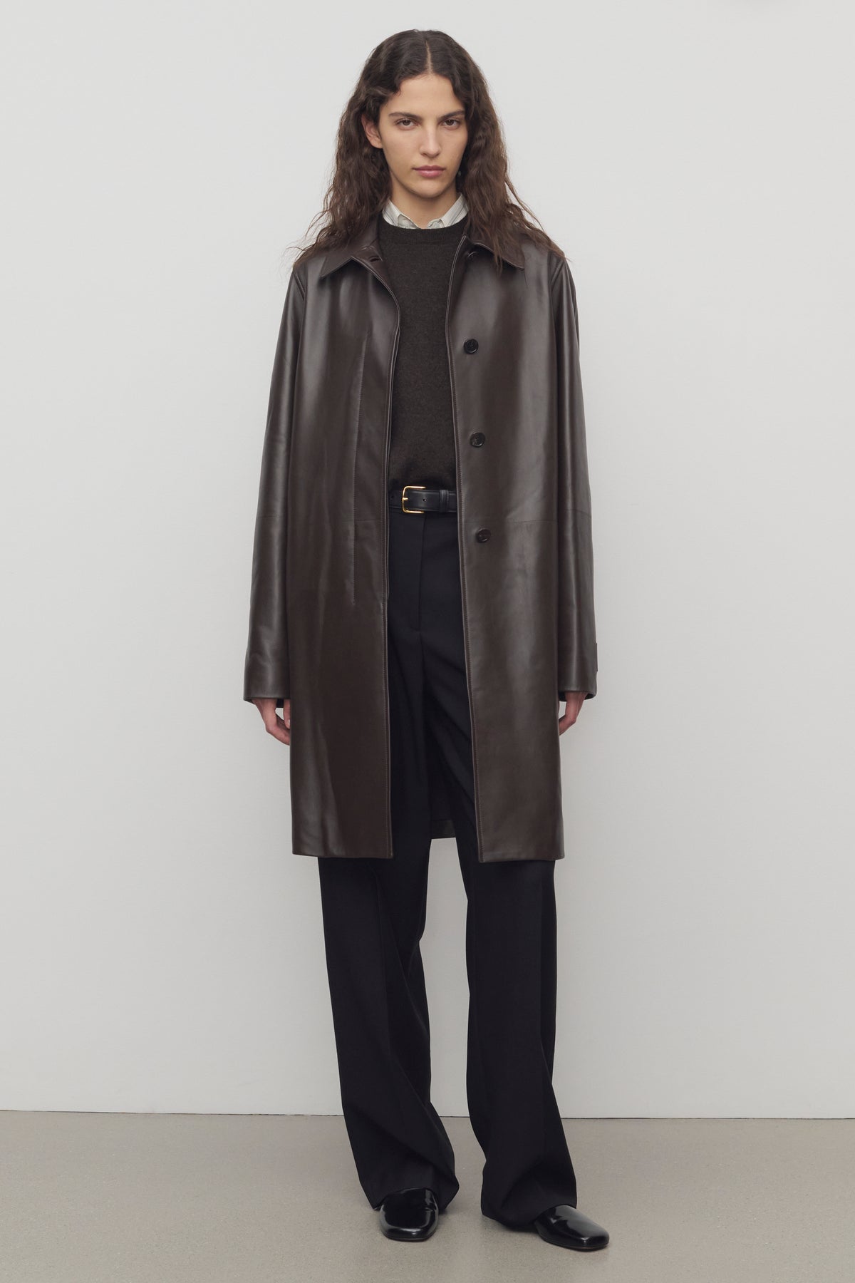 Gracia Coat in Leather