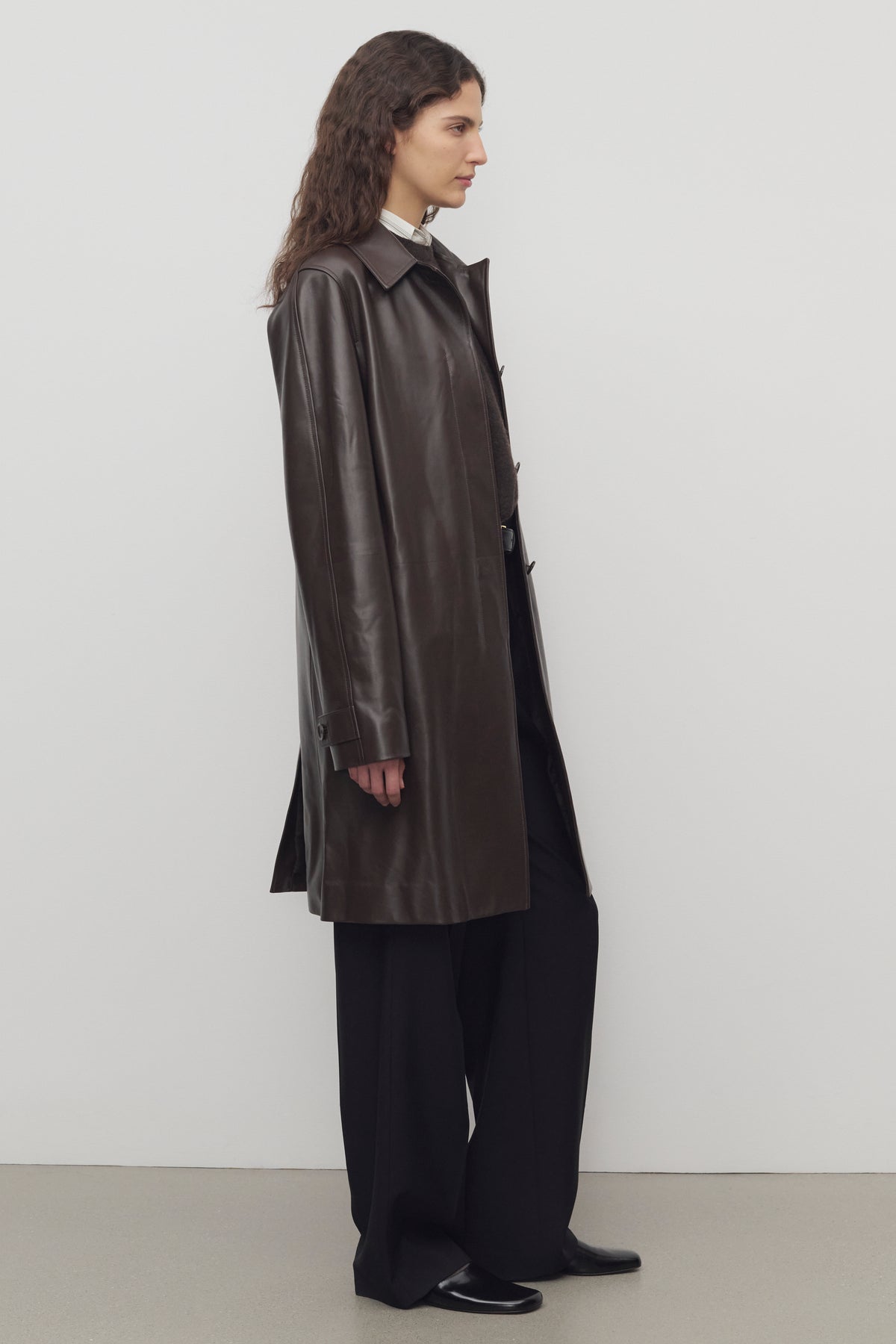 Gracia Coat in Leather