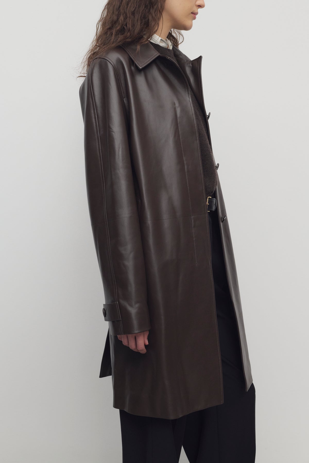 Gracia Coat in Leather