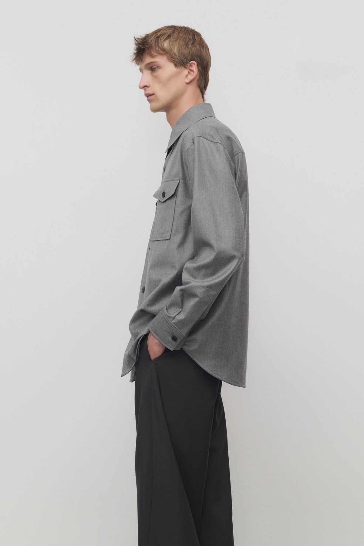 Dashiell ヴァージンウールのシャツ