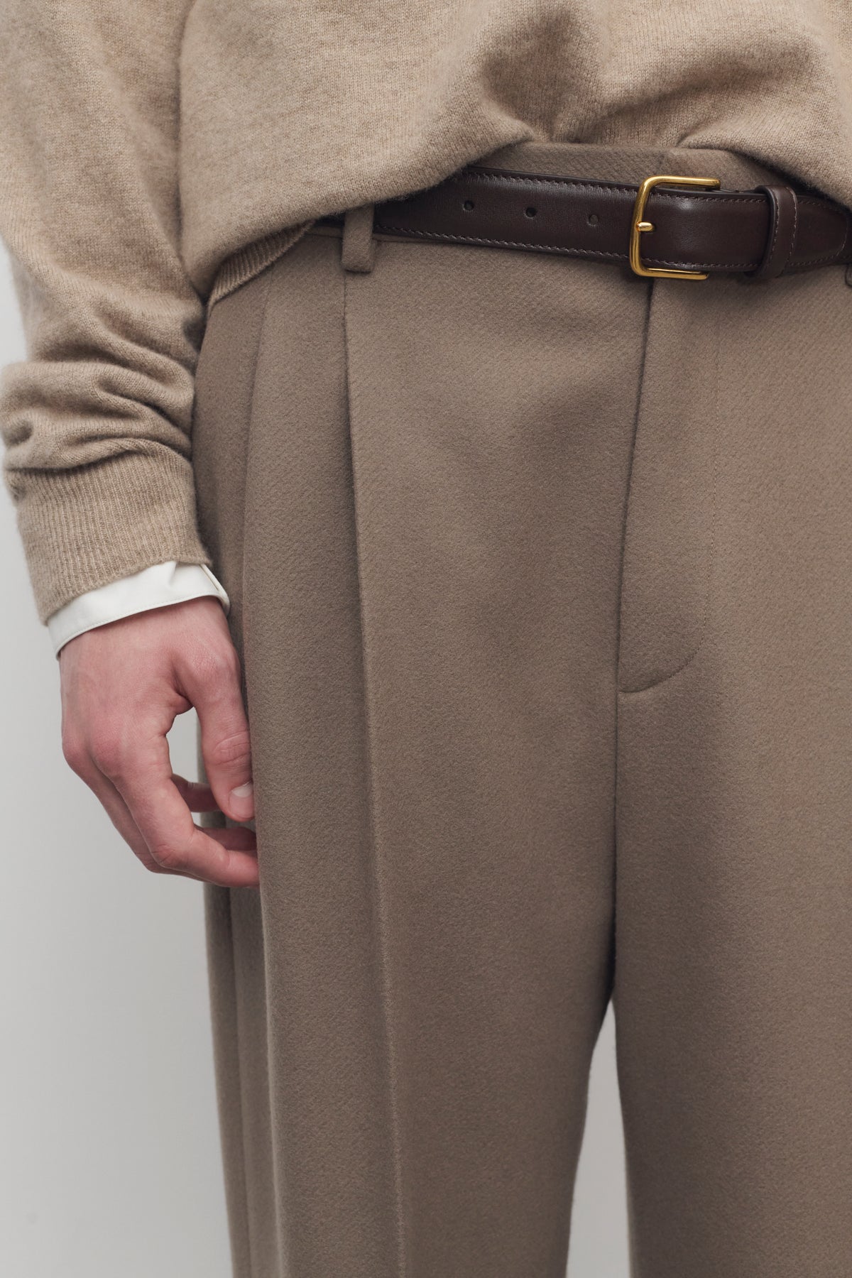 Oberyn Pantaloni in Lana Vergine e Cashmere