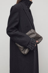 Large Bourse Clutch in Leather
