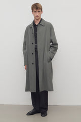 Tarian Cappotto in Seta e Lana Vergine