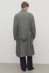 Tarian Cappotto in Seta e Lana Vergine