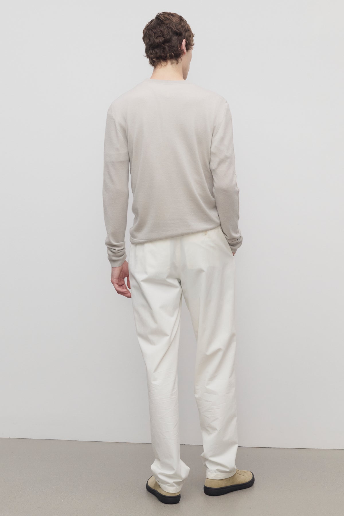 Belamy Pantaloni in Cotone e Cashmere