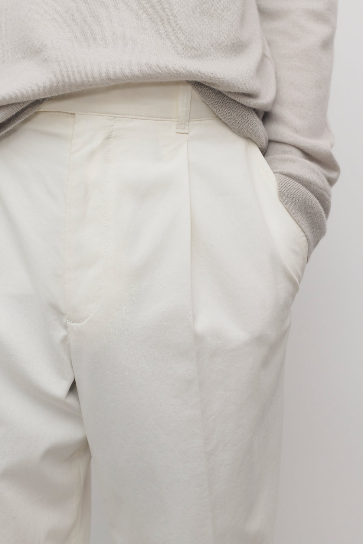 Belamy Pantaloni in Cotone e Cashmere
