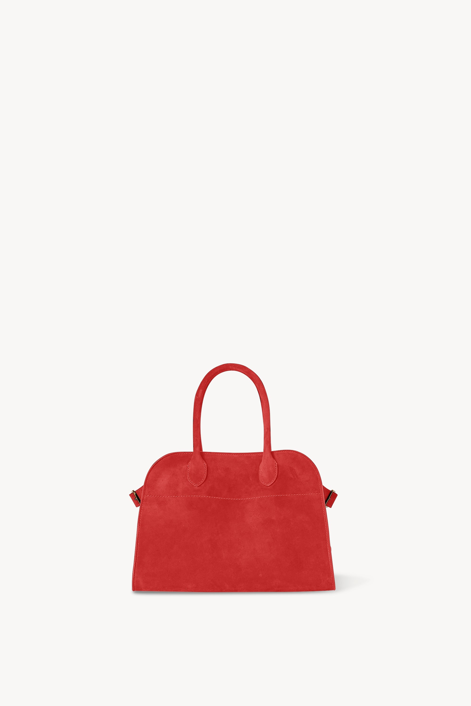 Soft Margaux 10 Bag Red in Suede – The Row