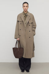 Rhydian Coat in Wool and Silk