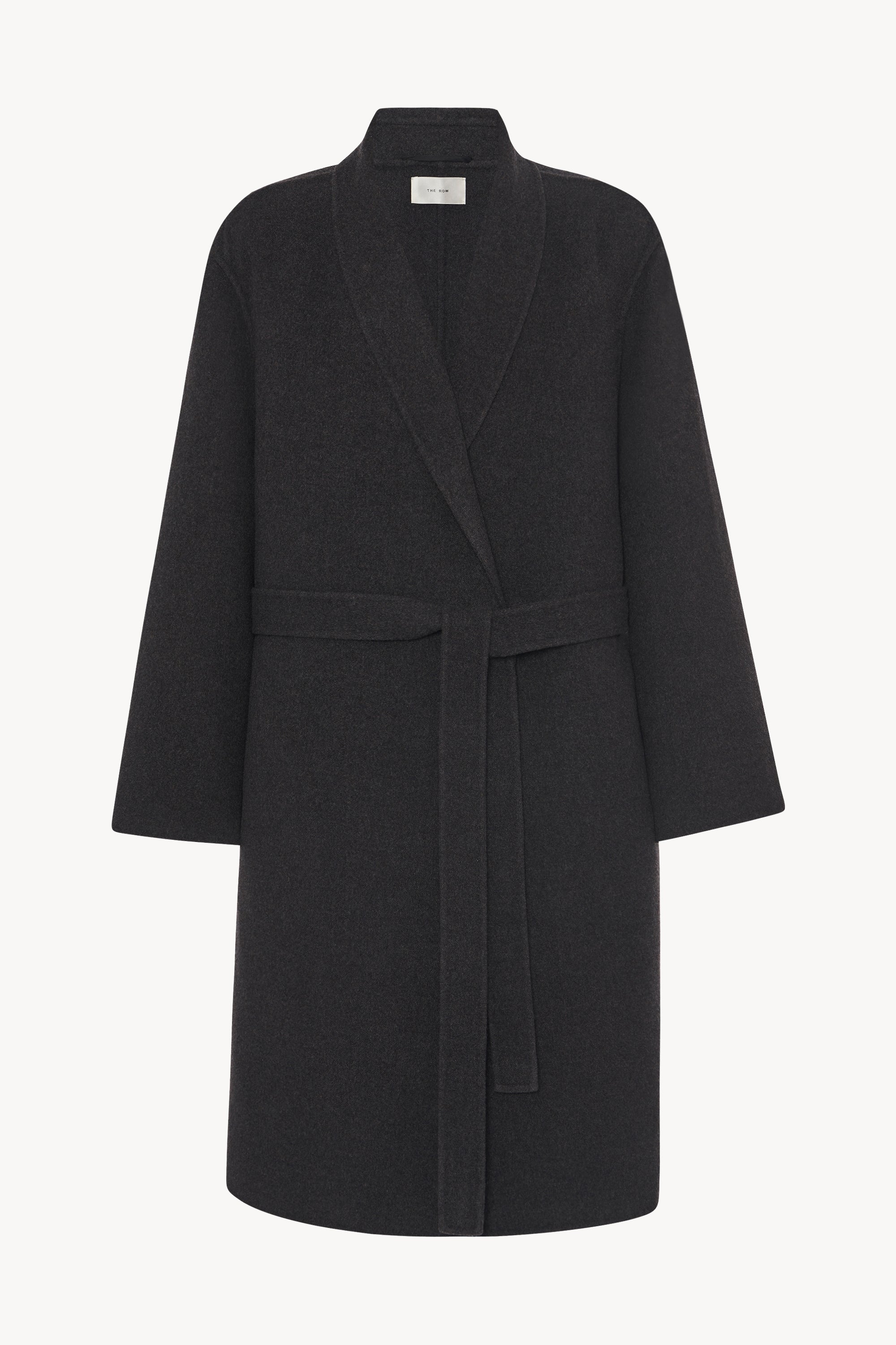 コート THE ROW The Row Wool Coat Hugh Coat Grey in Cashmere – The Row