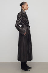 Raisa Manteau en Cuir