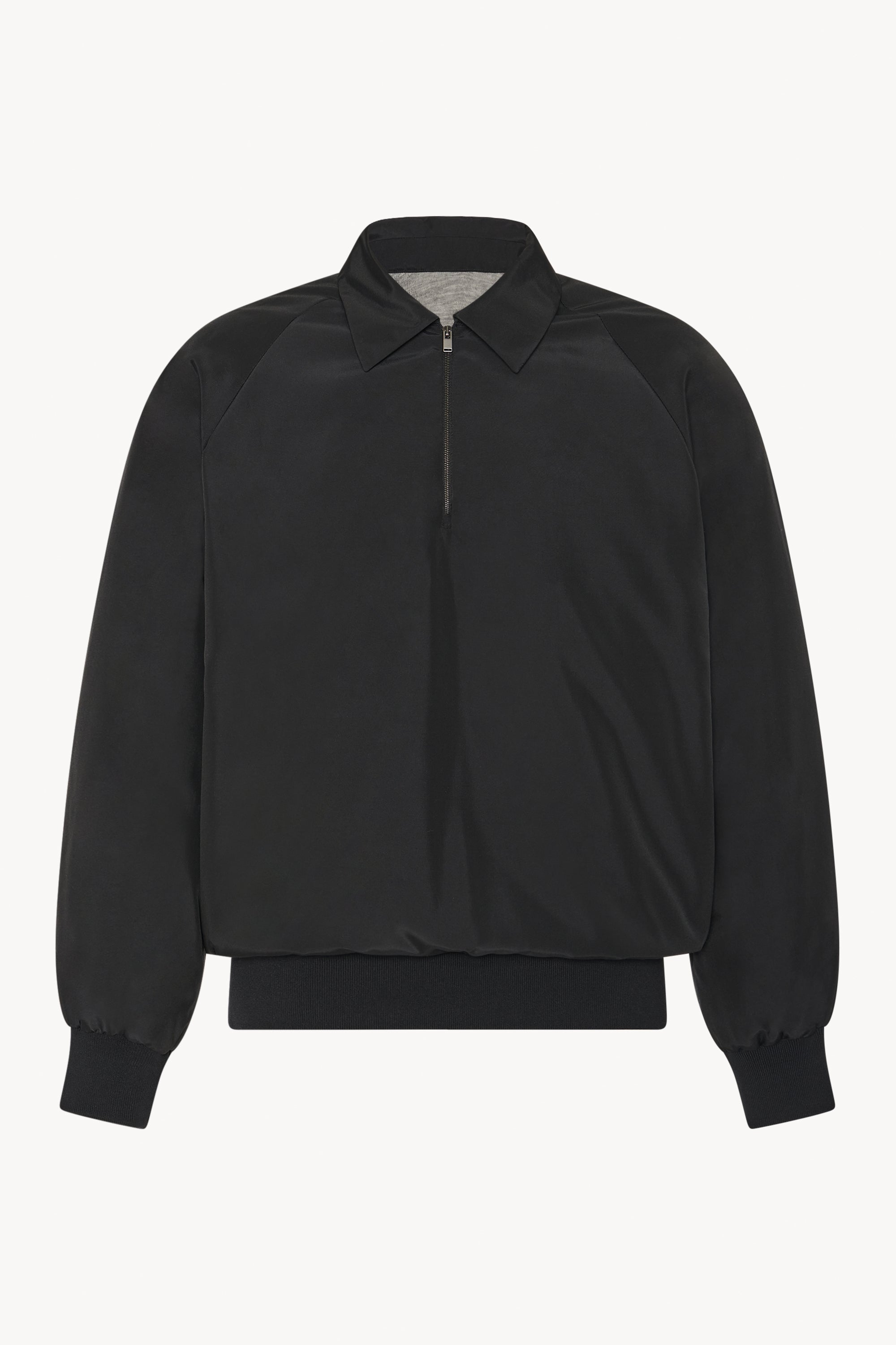 Dixon Jacket Black in Silk and Nylon – The Row