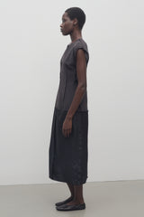Irena Dress in Viscose and Silk