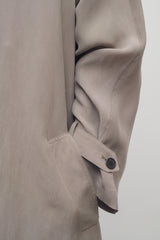 Ryo Manteau en Cupro