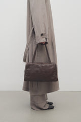 Astra Bowling Bag in Embroidered Leather