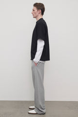 Quain Pantaloni in Cotone e Cashmere