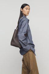 Medium N/S Park Borsa Tote in Pelle