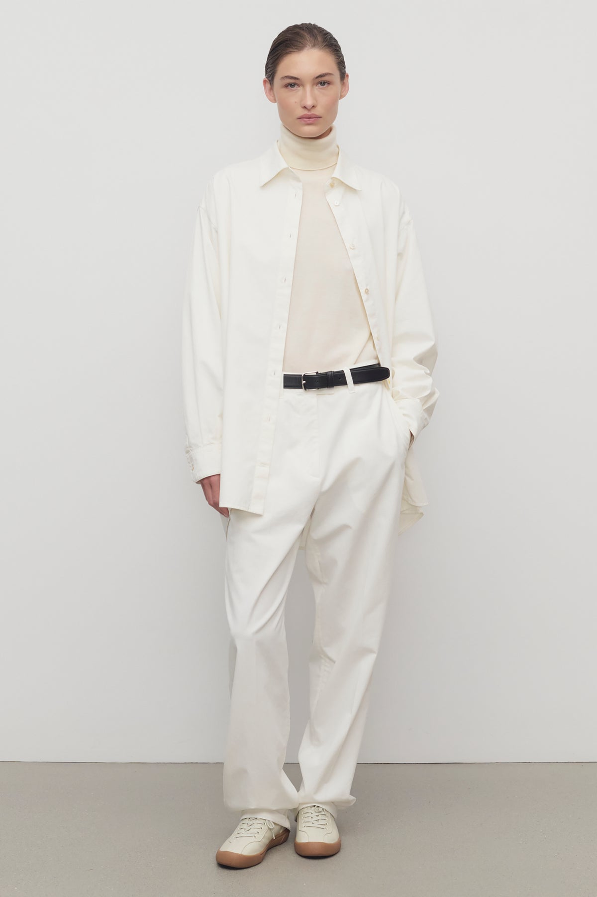 Neriah Pantaloni in Cotone e Cashmere