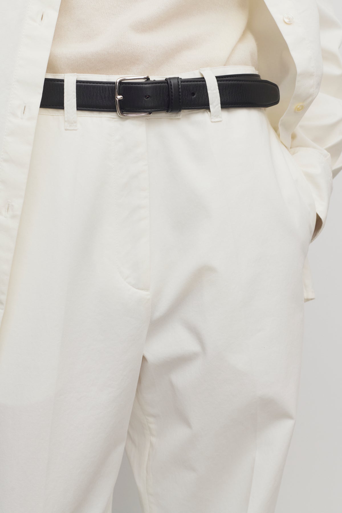 Neriah Pantaloni in Cotone e Cashmere