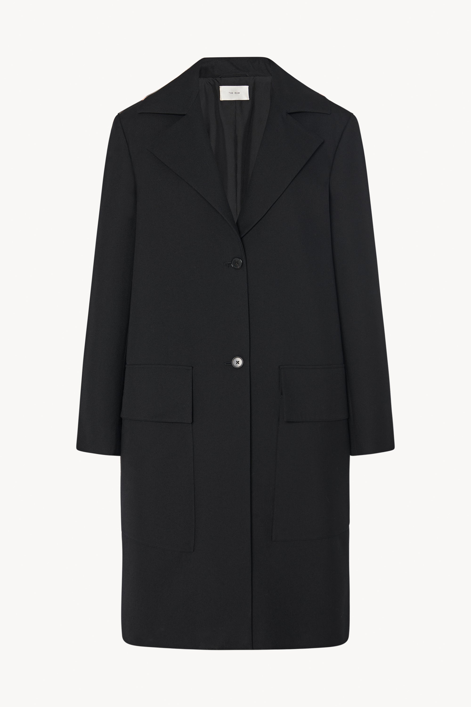 The Row Black Ferro Coat
