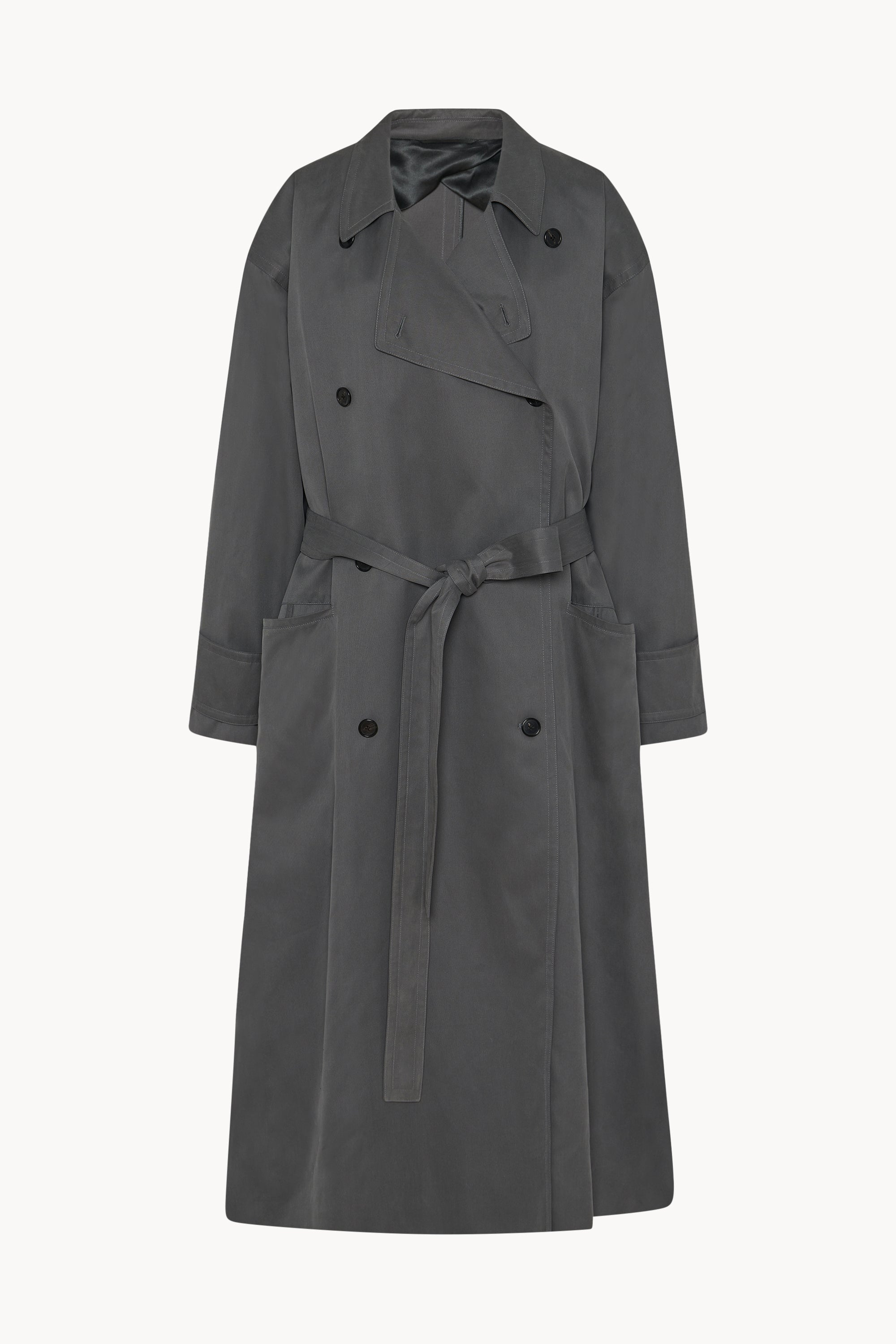 トレンチコート THE ROW Long the row cotton trench coat The Row Oversized cotton trench coat The Row