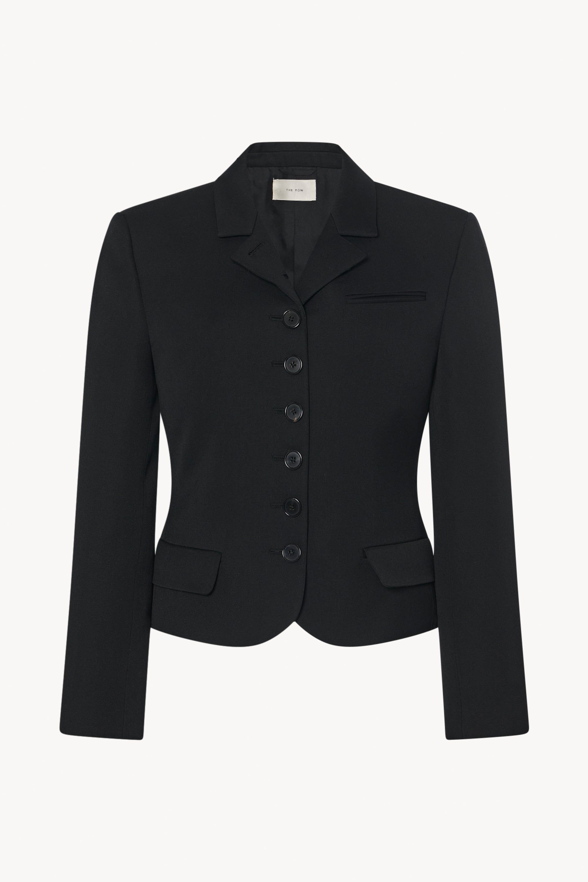 【国内発送】THE ROW ジャケット Fletcher wool blazer Fletcher Jacket Black in Wool – The Row