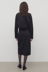 Yuske Dress in Cotton and Cashmere