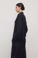 Nafari Camisa de Cachemir, Seda y Lino