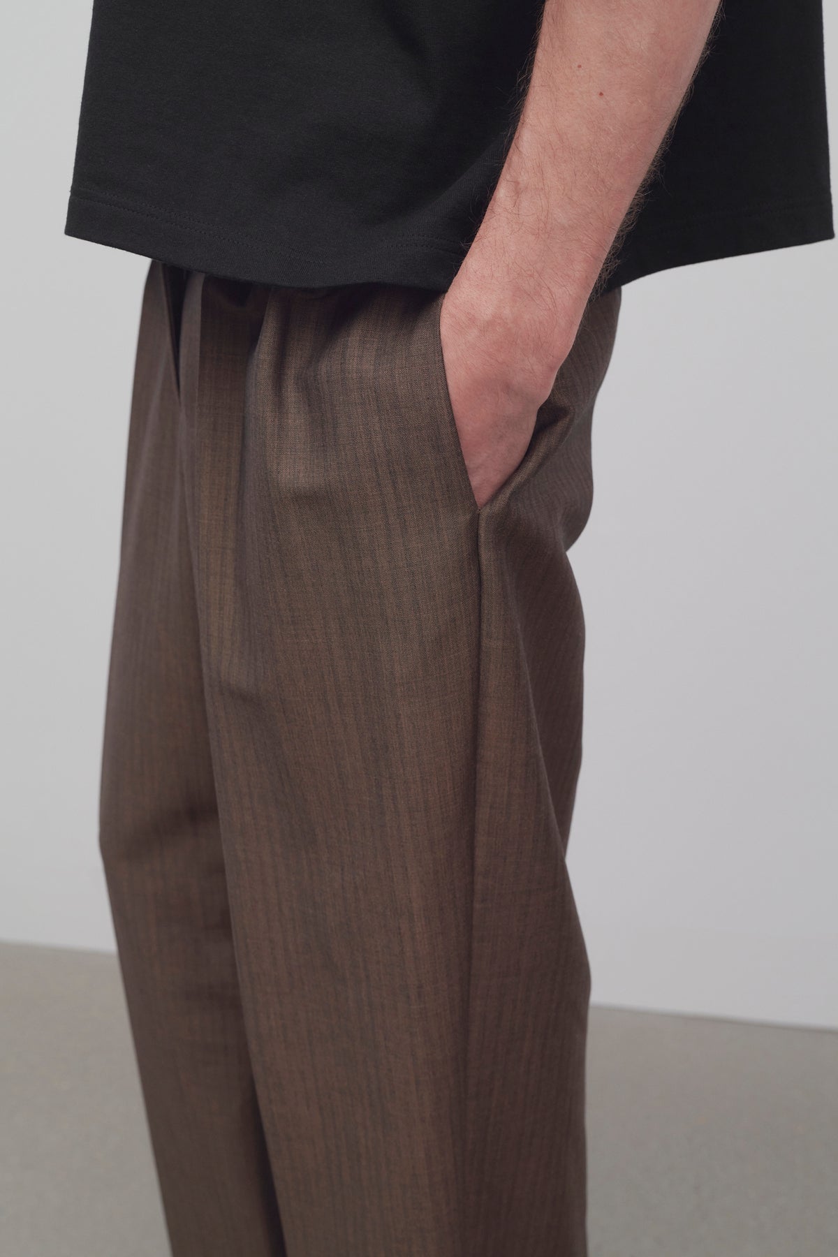 Saverio Pant in Mohair and Wool