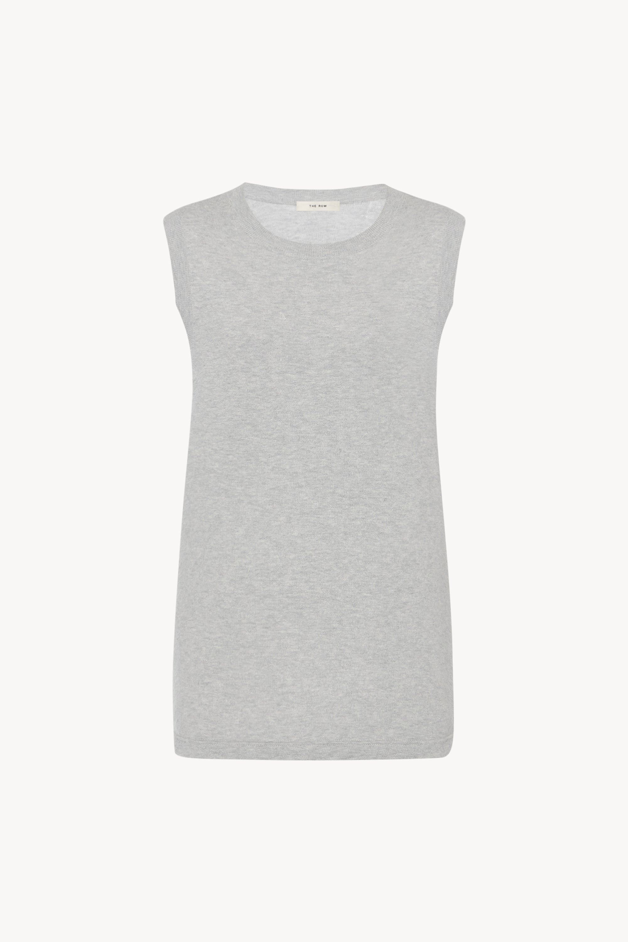 25SS【THE ROW】Kishan コットン トップス ロング Tシャツ Kishan Vest Grey in Cotton – The Row