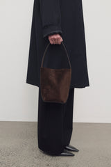 Small N/S Park Tote Edge Borsa in Pelle Scamosciata