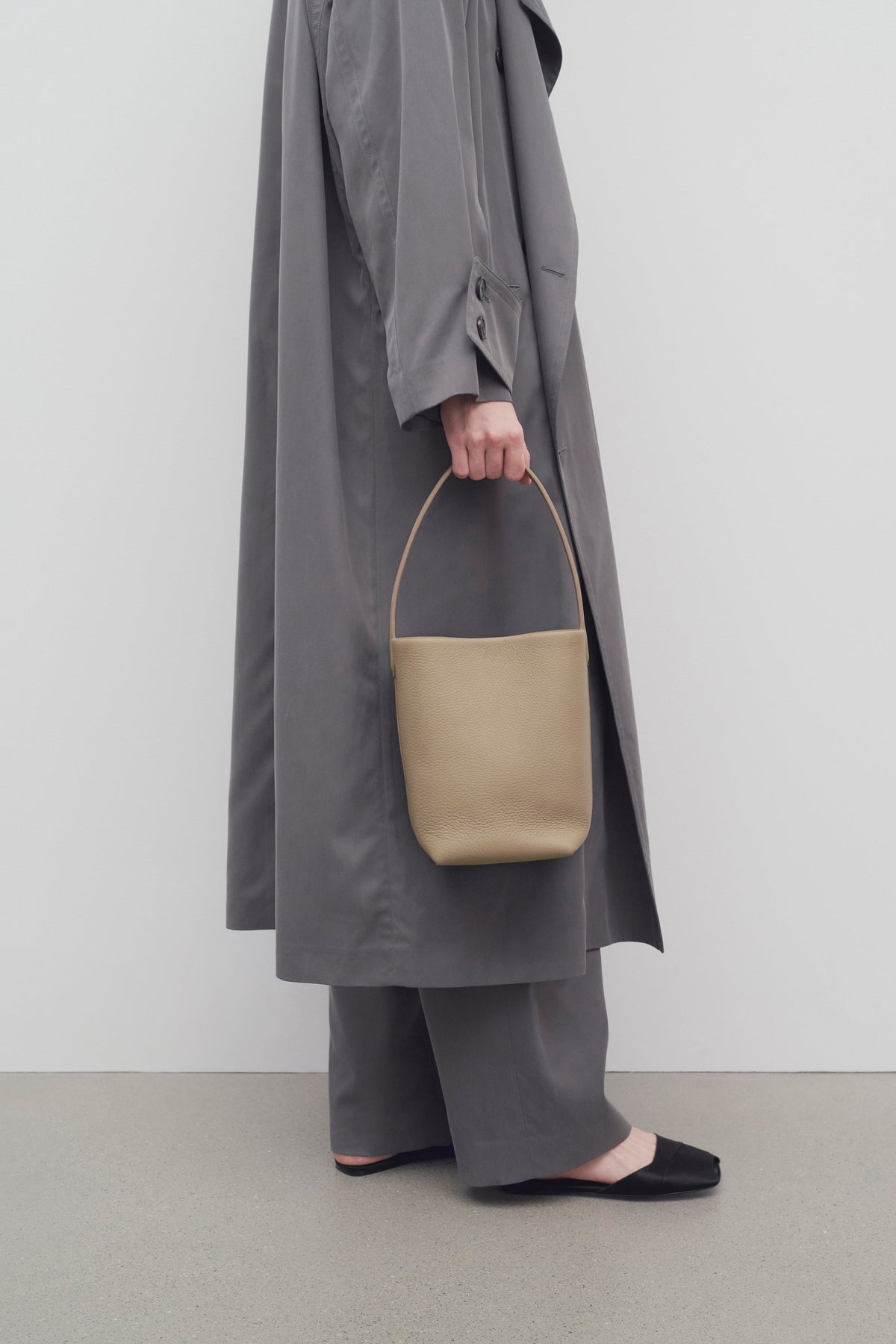Small N/S Park Tote Borsa tote in Pelle