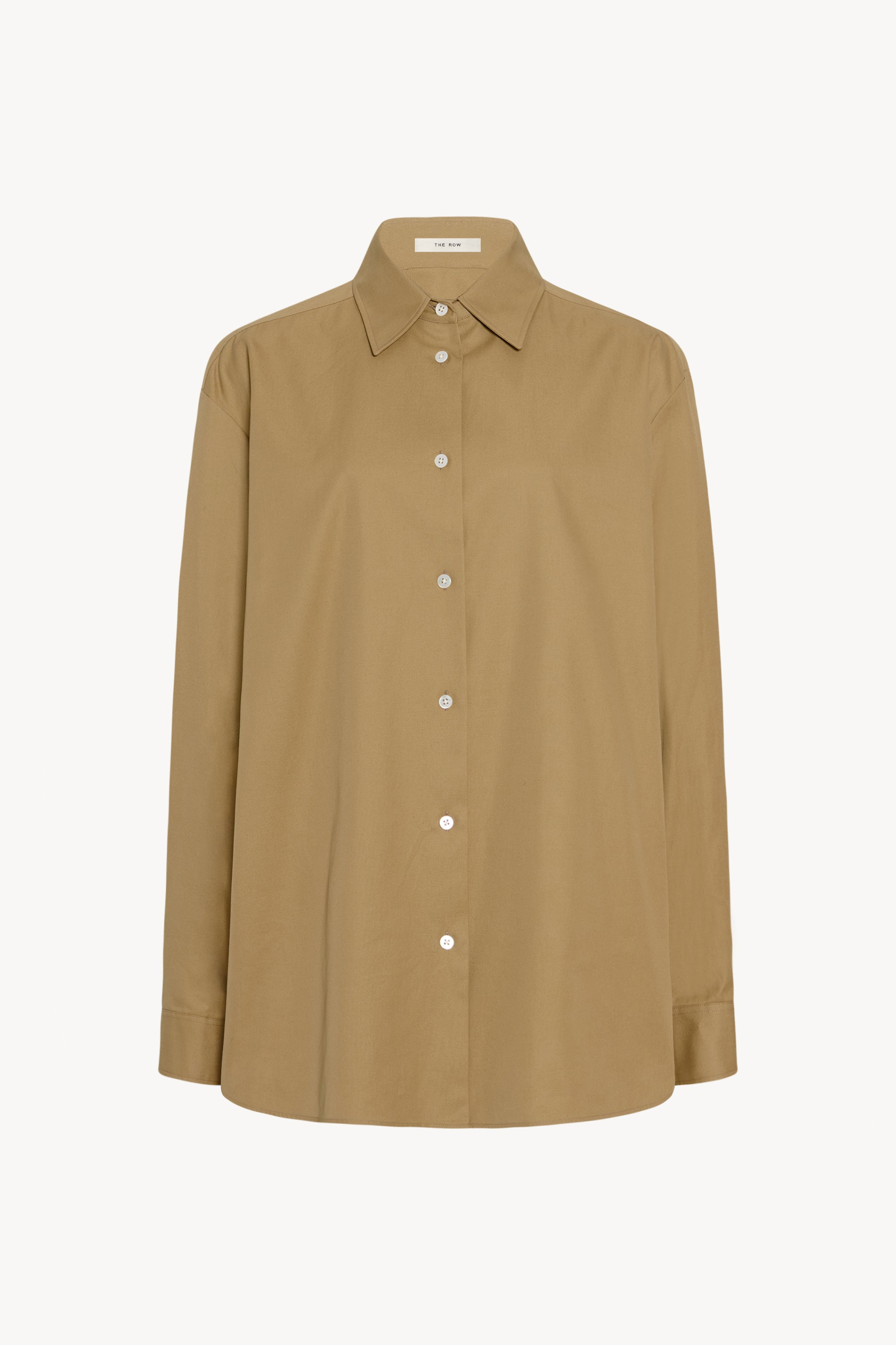 Tansy Shirt Tan – The Row Tansy Shirt Tan – The Row