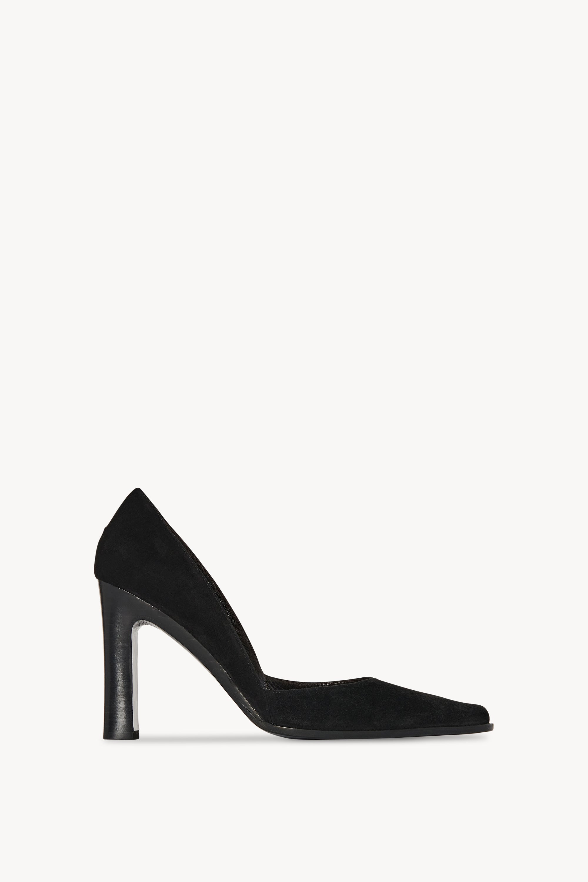 Mae Pump Black In Suede The Row mae-pump-black-in-suede-the-row